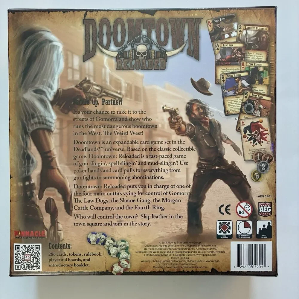 Doomtown Reloaded Board Game AEG Core Game Brand New Sealed